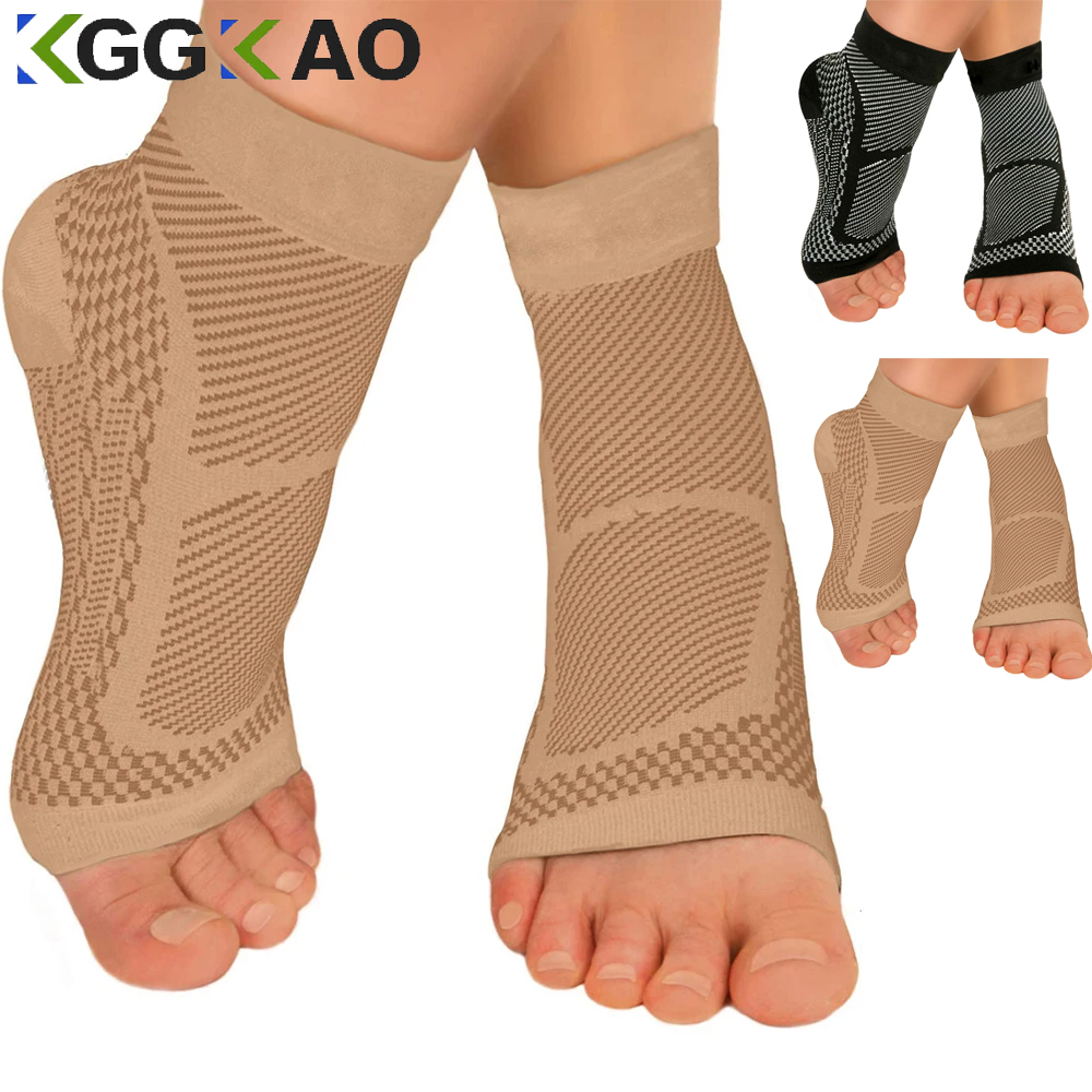 Ankle Brace Sock - 1 Paar Sport Enkelbrace Compressie Mouw