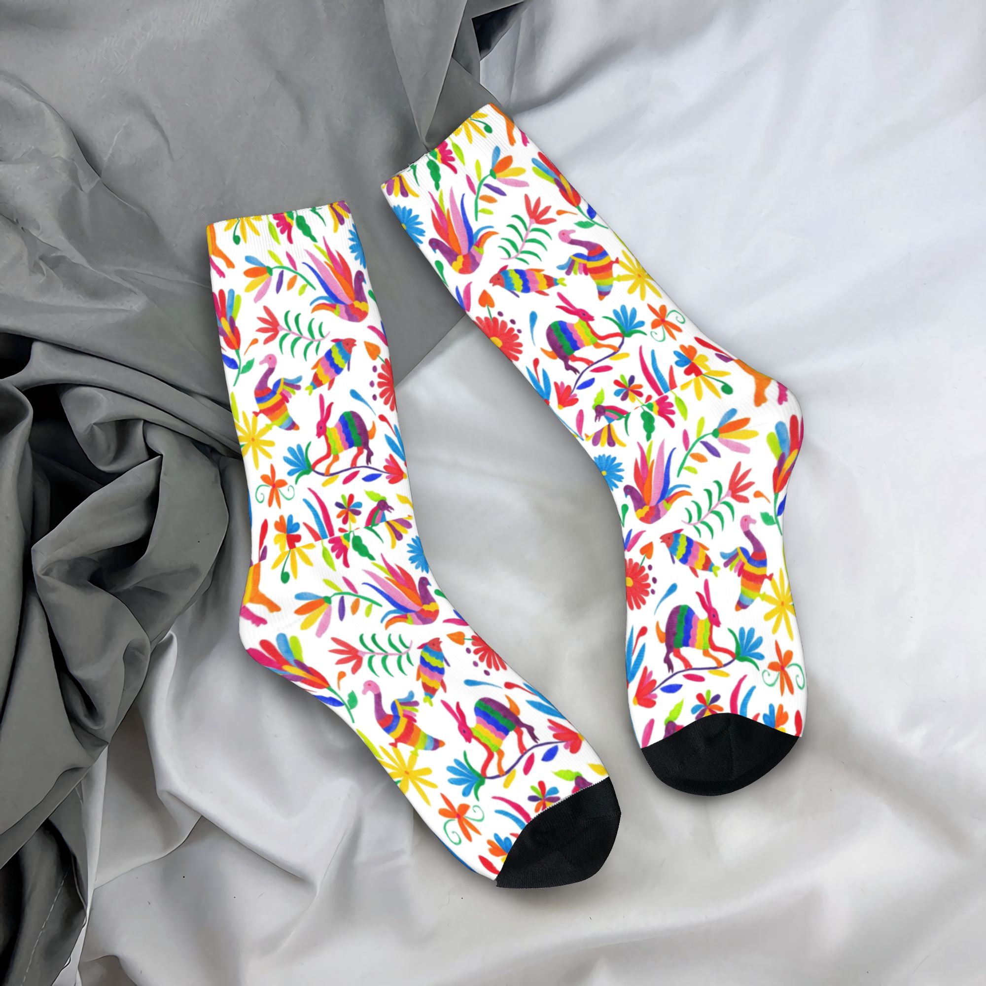 Dress Sock Men - Aangepaste Otomi Folk Mexicaanse kunst mannen