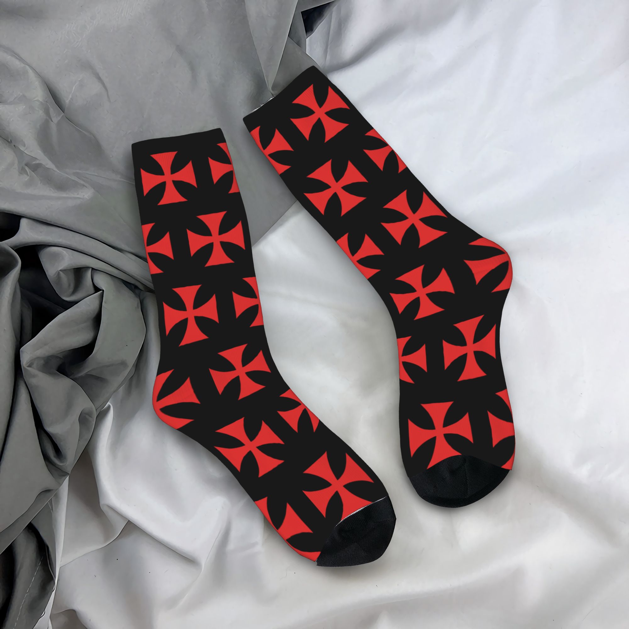 Aangepaste rode Tempelierskrui - Dress Sock Men recensie en prijs