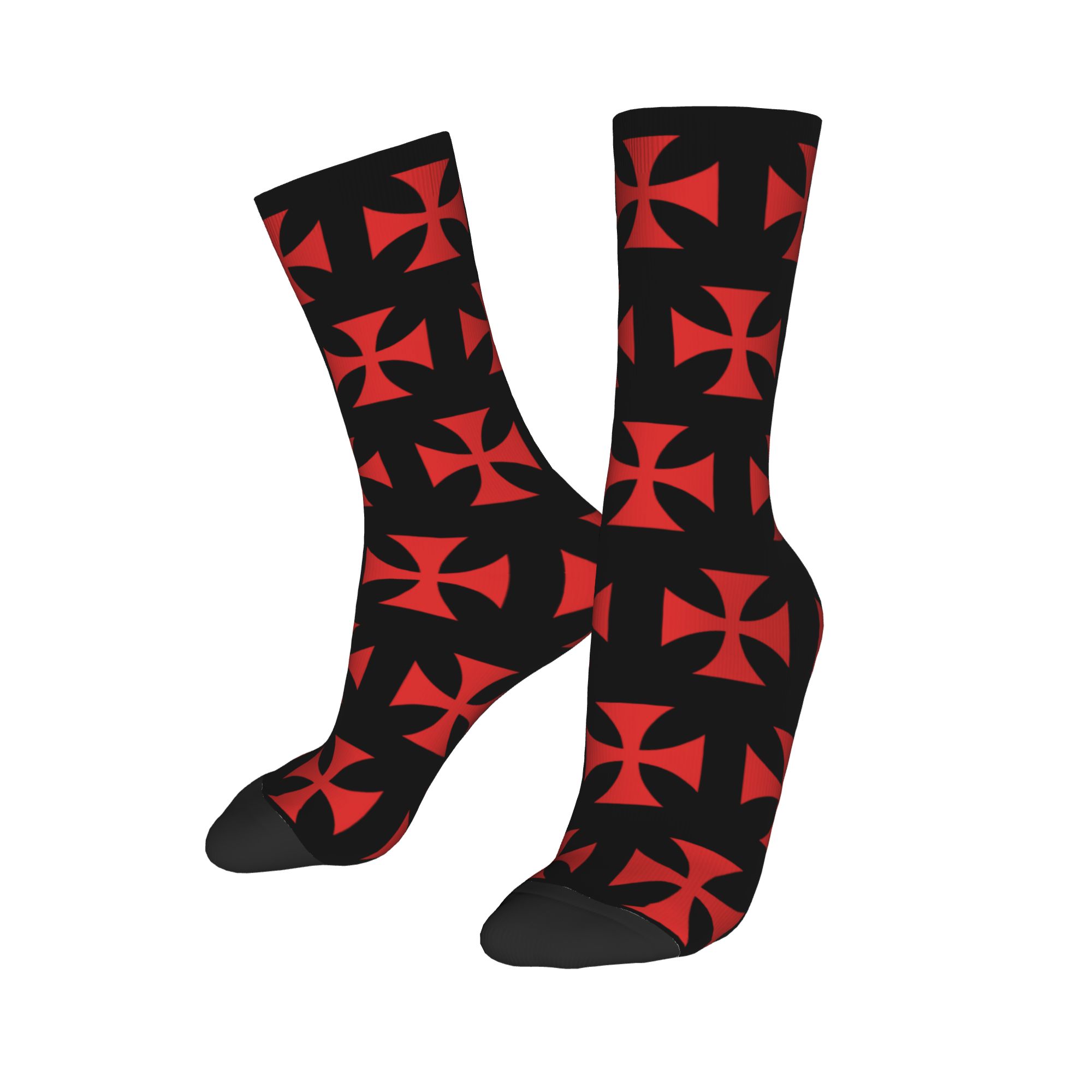 Aangepaste rode Tempelierskrui - Dress Sock Men recensie en prijs
