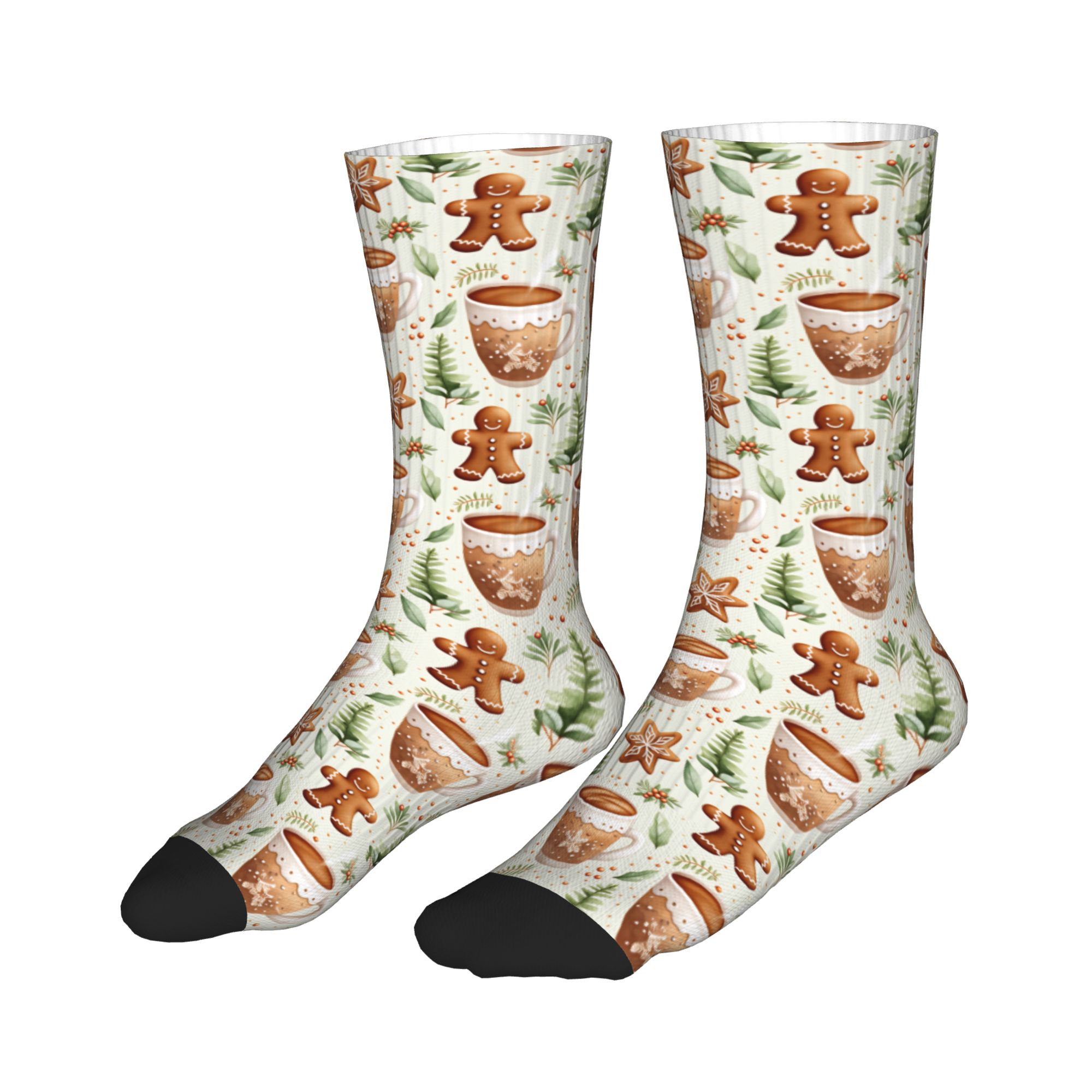 Kerst Gingerbread Man Hot Coco - Dress Sock Men recensie en prijs