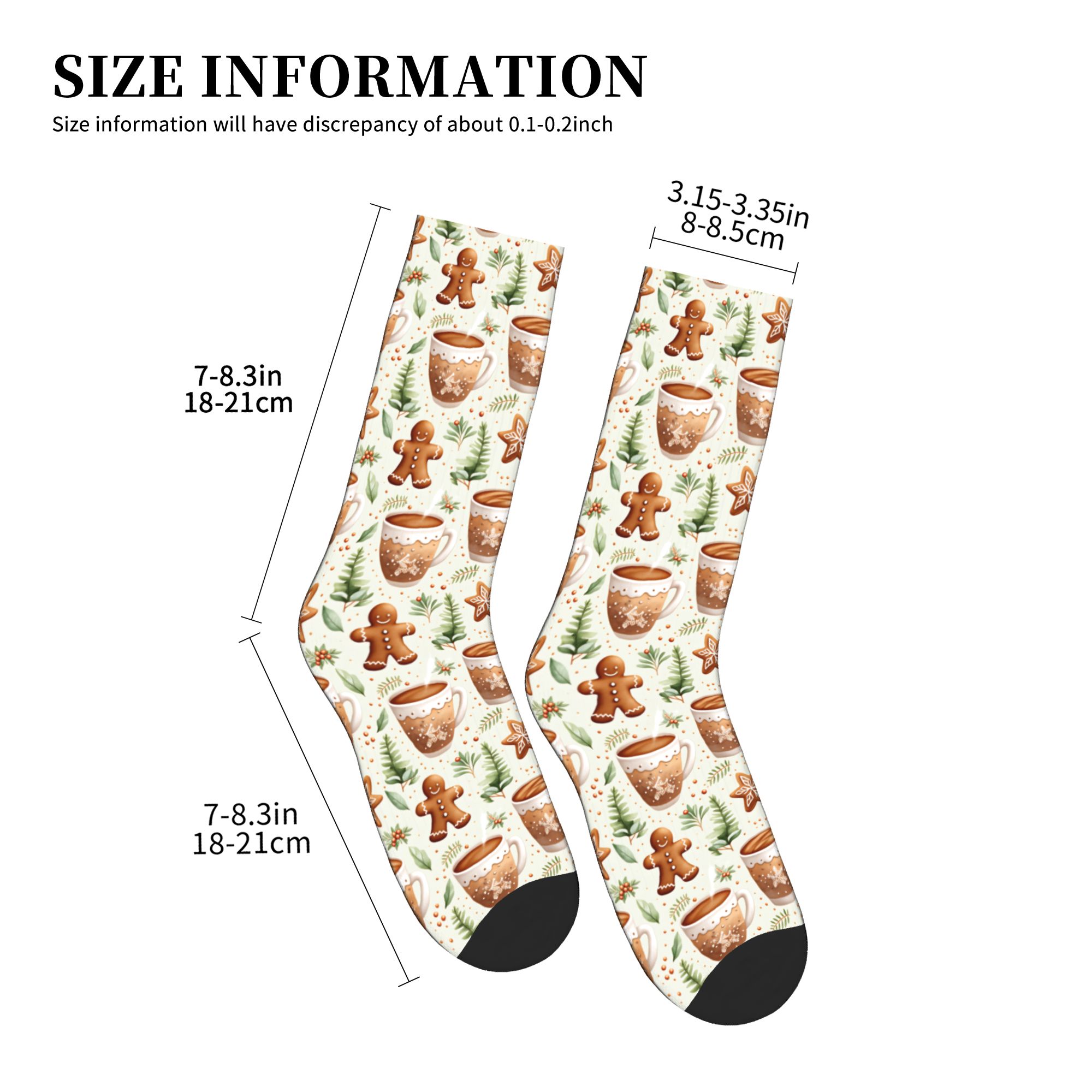 Kerst Gingerbread Man Hot Coco - Dress Sock Men recensie en prijs
