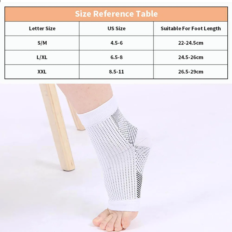 1 Paar Neuropathie Sokken Enke - Ankle Brace Sock recensie en prijs