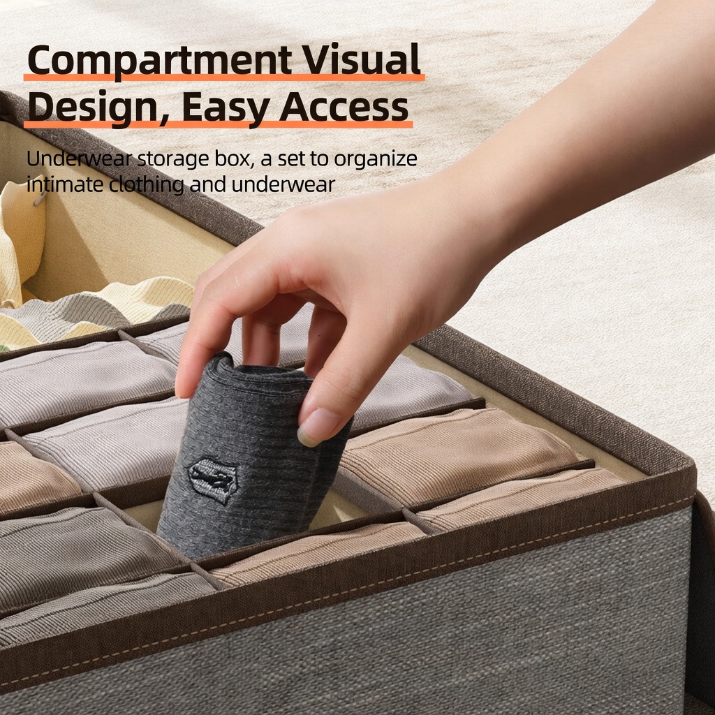 3-in-1 opvouwbare opbergbox vo - Sock Organizer Tray recensie en prijs